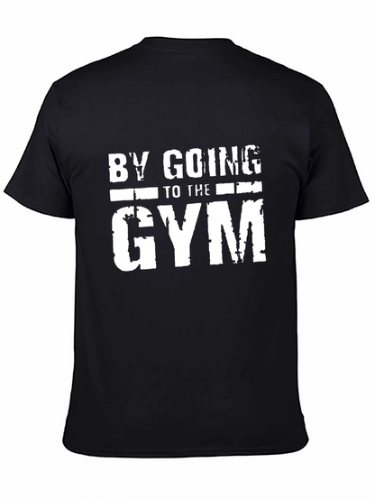 Camiseta Negra Motivacional para Gimnasio