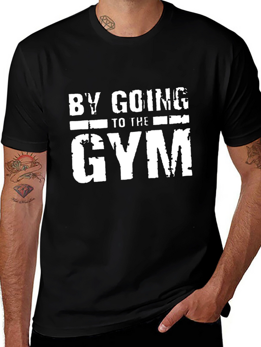 Camiseta Negra Motivacional para Gimnasio