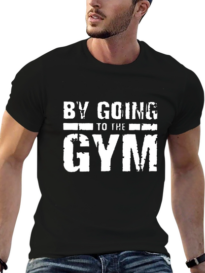 Camiseta Negra Motivacional para Gimnasio