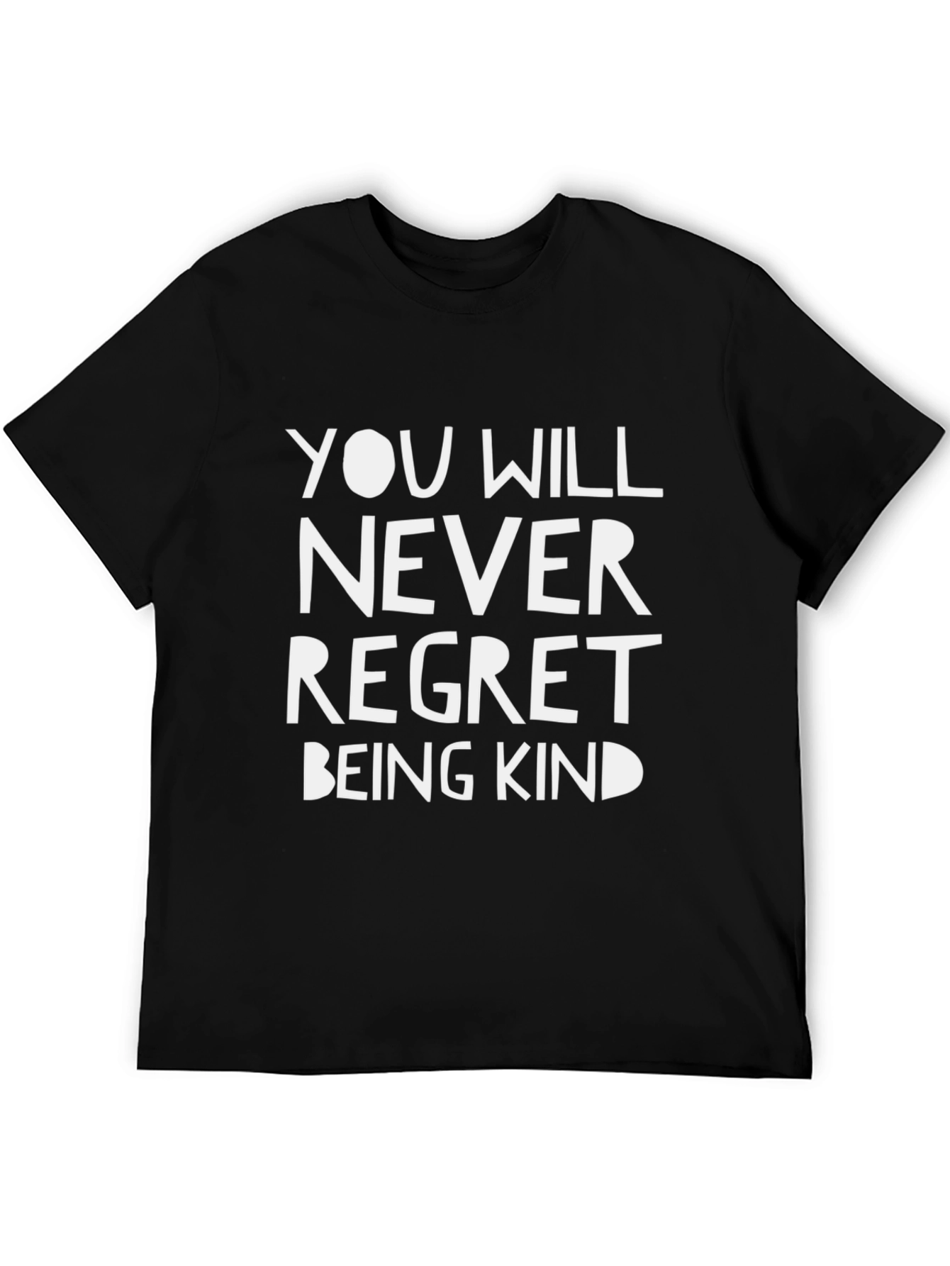 Camiseta Negra: Nunca te Arrepentirás de Ser Amable