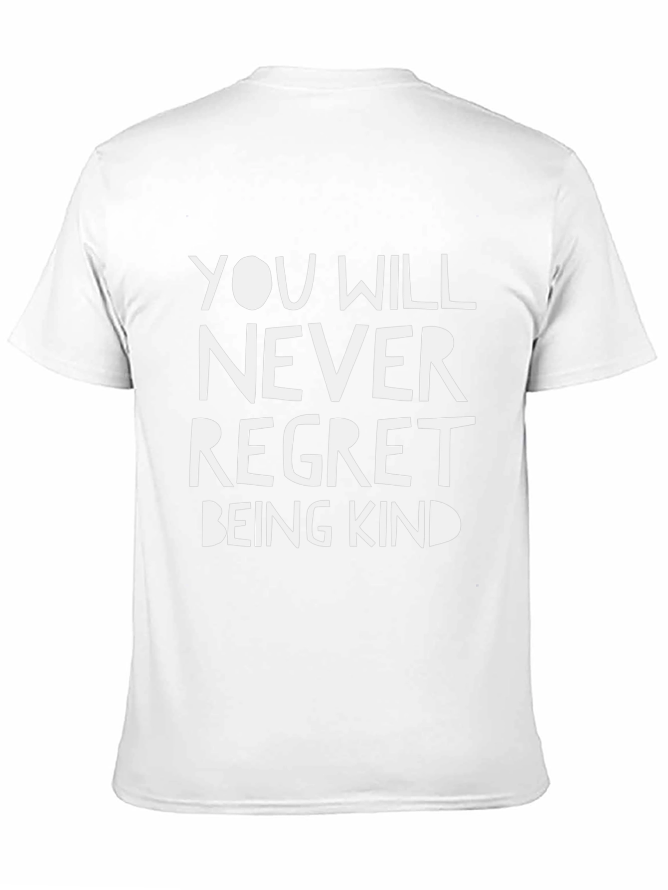 Camiseta Negra: Nunca te Arrepentirás de Ser Amable