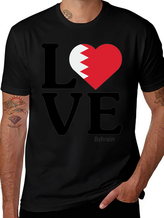 Camiseta Negra Love Bahrain