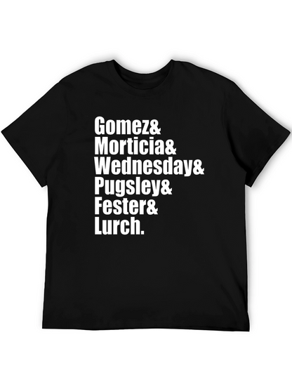 Camiseta Addams Family: Gomez Morticia Wednesday...