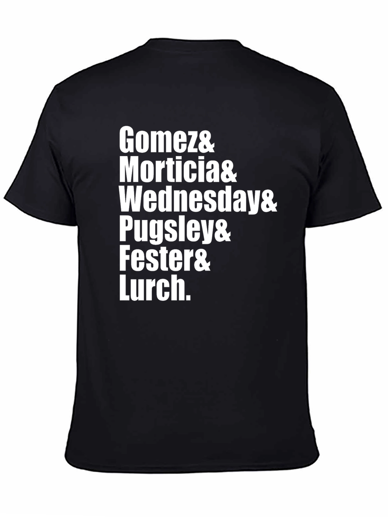 Camiseta Addams Family: Gomez Morticia Wednesday...