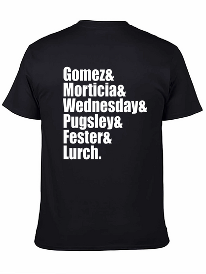 Camiseta Addams Family: Gomez Morticia Wednesday...