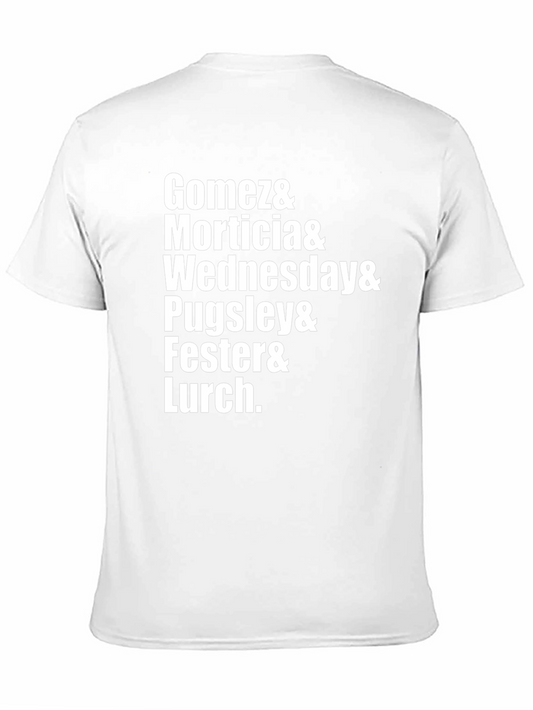 Camiseta Addams Family: Gomez Morticia Wednesday...