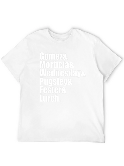 Camiseta Addams Family: Gomez Morticia Wednesday...