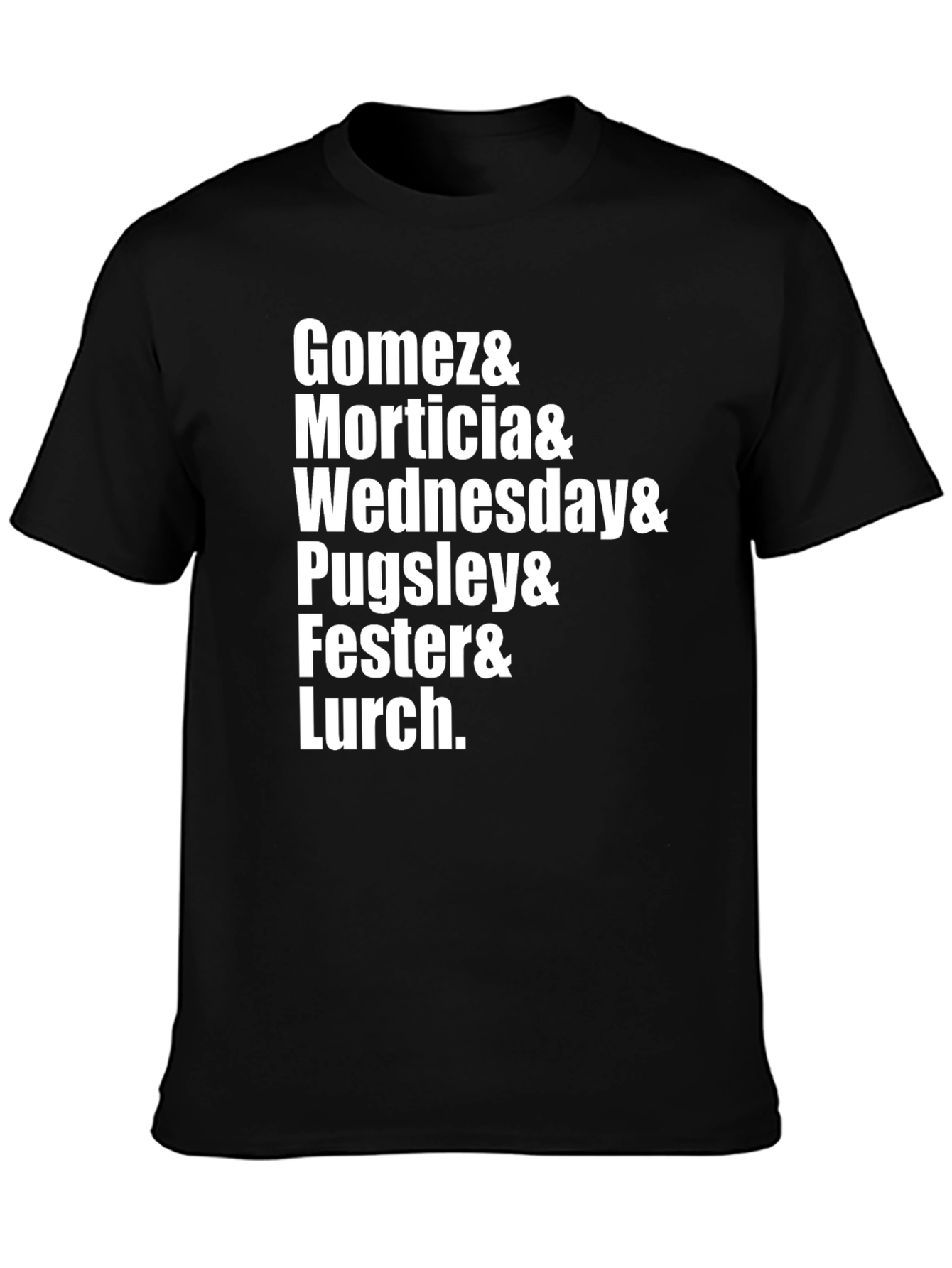 Camiseta Addams Family: Gomez Morticia Wednesday...
