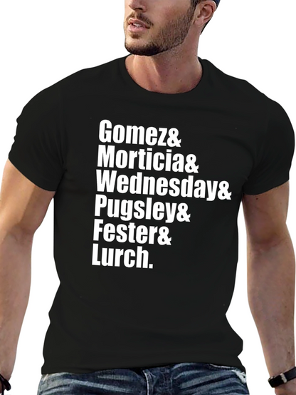 Camiseta Addams Family: Gomez Morticia Wednesday...