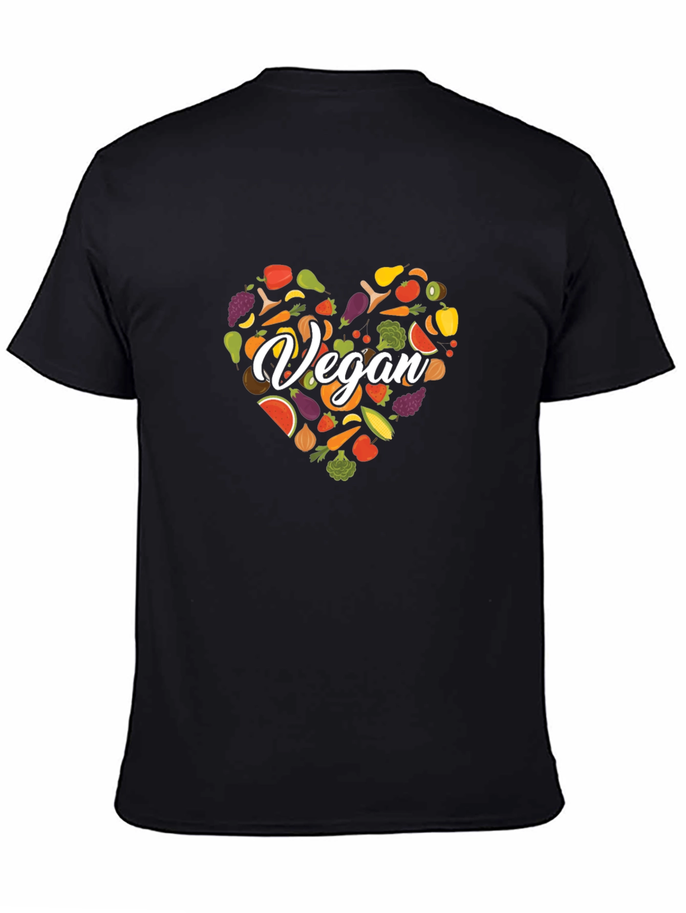 Camiseta Vegana Corazón Vegetales