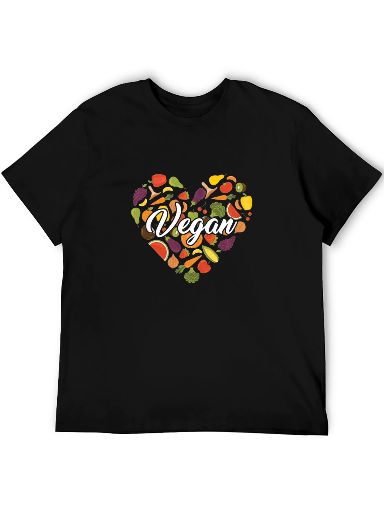 Camiseta Vegana Corazón Vegetales