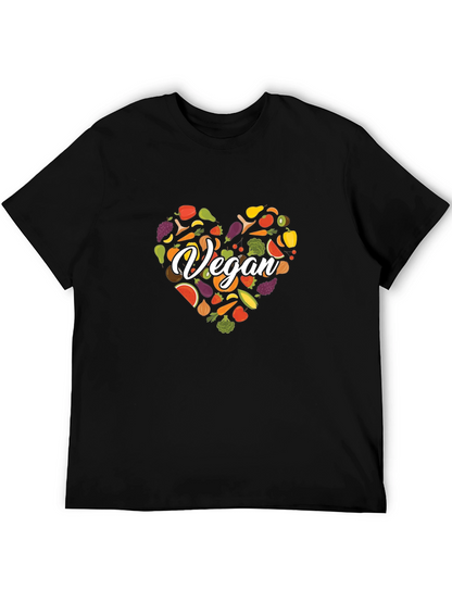 Camiseta Vegana Corazón Vegetales