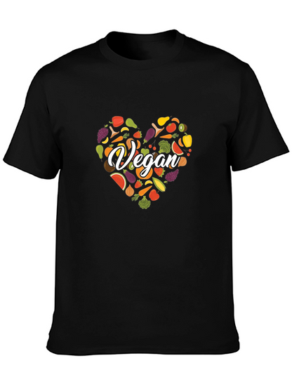 Camiseta Vegana Corazón Vegetales