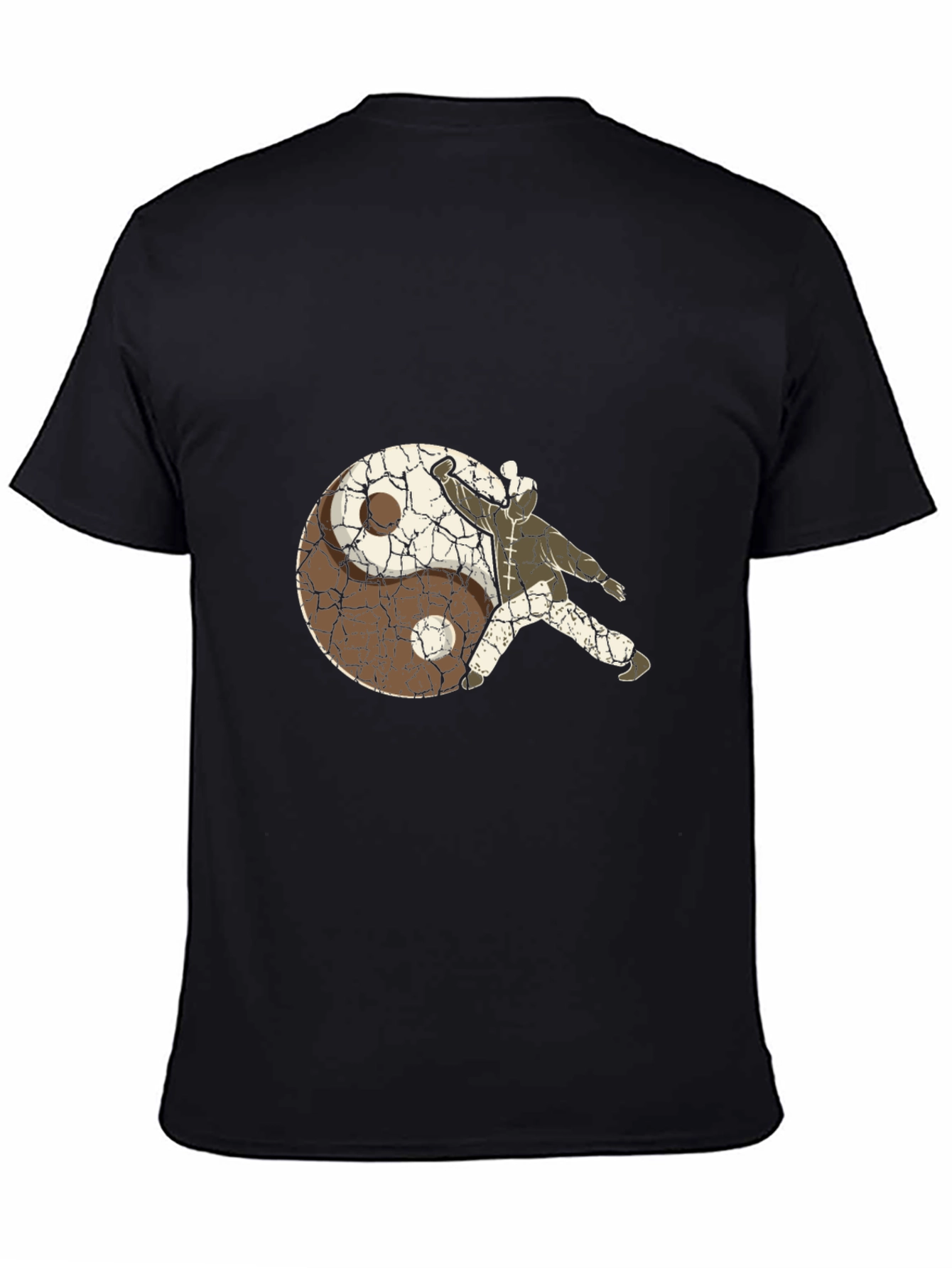 Camiseta Yin Yang con diseño marcial