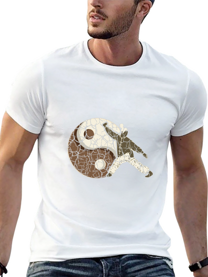 Camiseta Yin Yang con diseño marcial