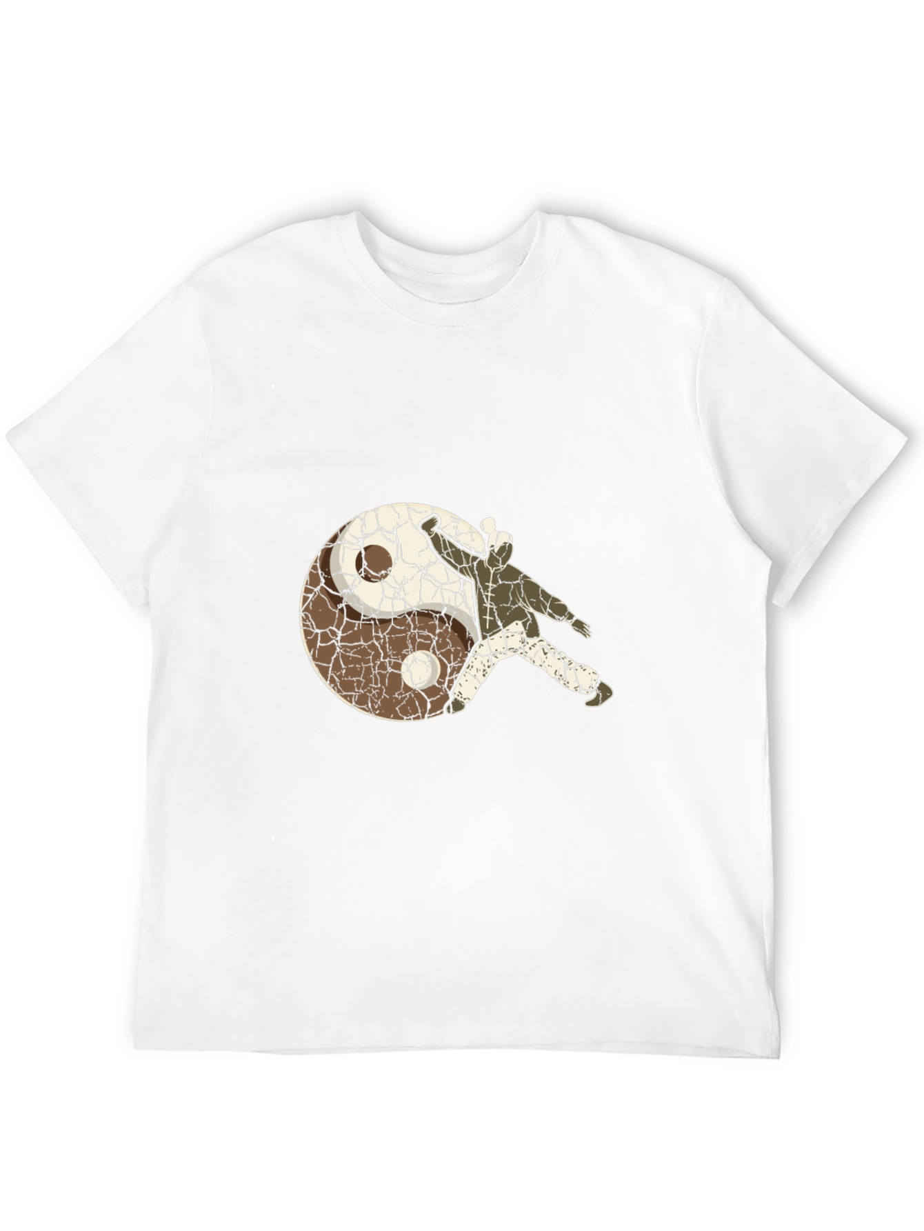 Camiseta Yin Yang con diseño marcial