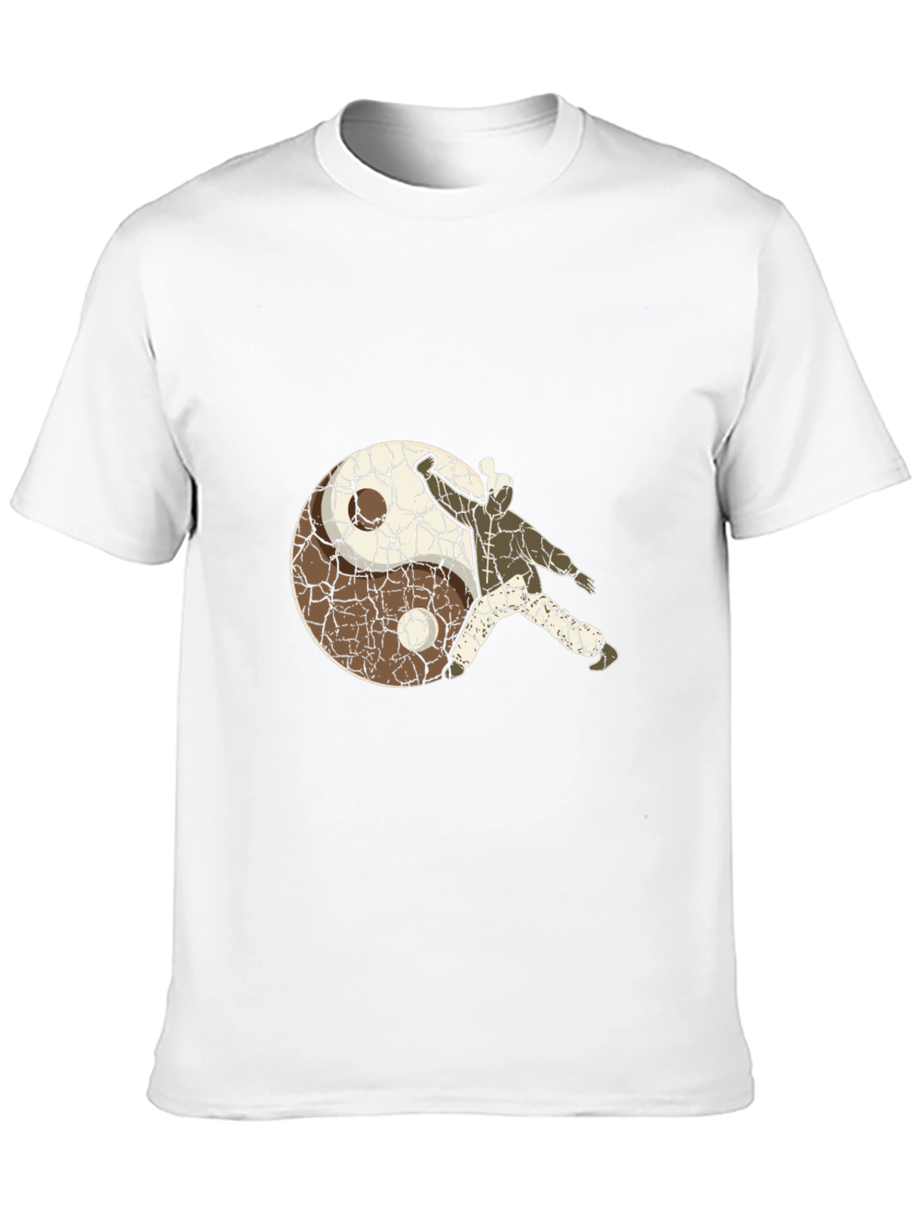Camiseta Yin Yang con diseño marcial