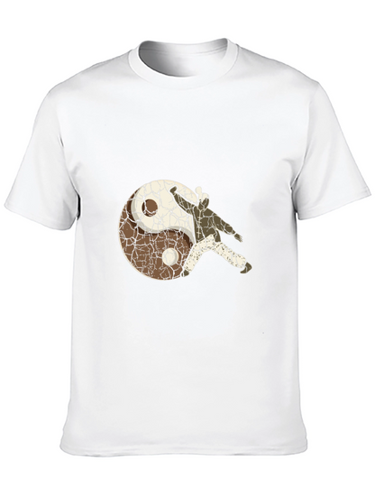 Camiseta Yin Yang con diseño marcial