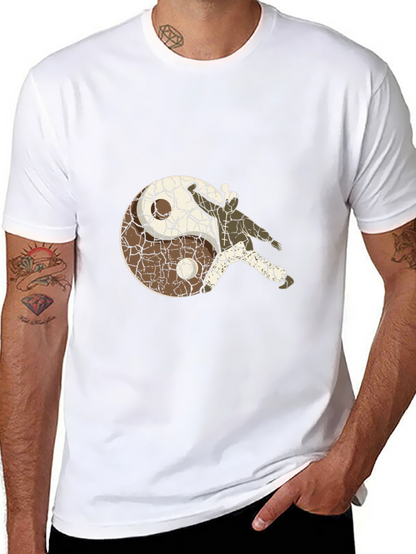 Camiseta Yin Yang con diseño marcial