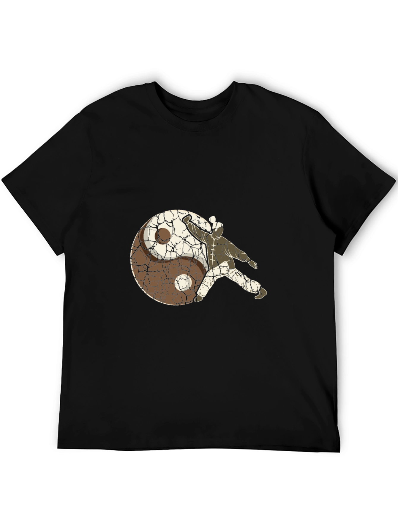 Camiseta Yin Yang con diseño marcial