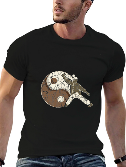 Camiseta Yin Yang con diseño marcial