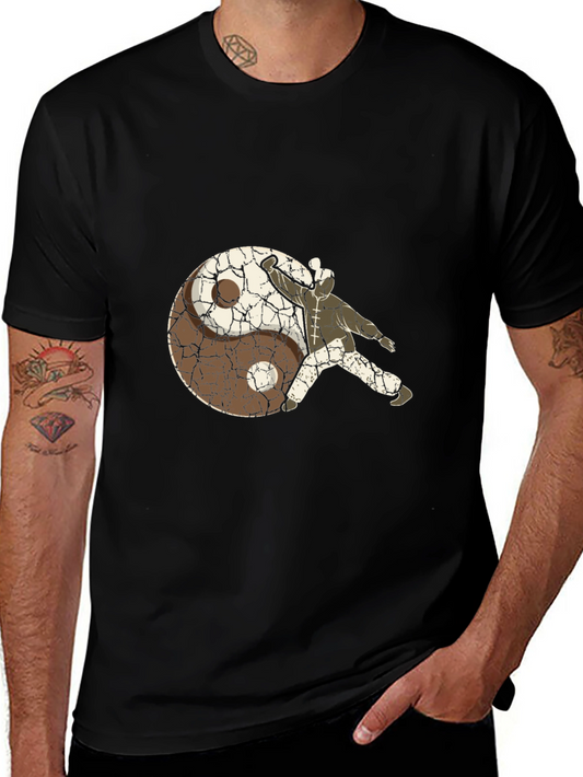 Camiseta Yin Yang con diseño marcial