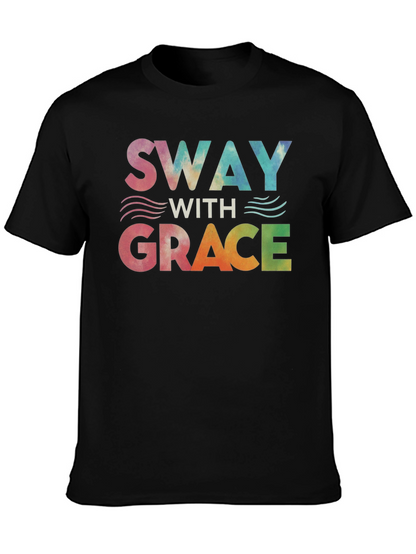 Camiseta Negra Sway With Grace Tie Dye