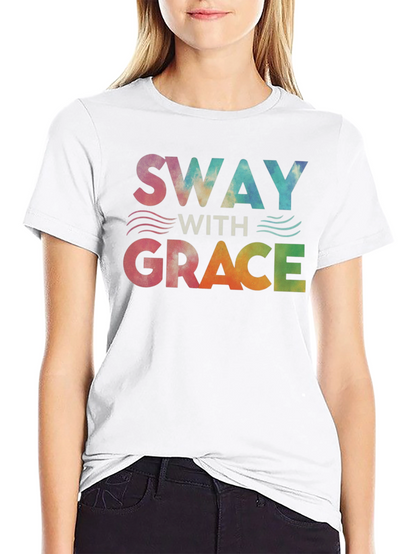 Camiseta Negra Sway With Grace Tie Dye