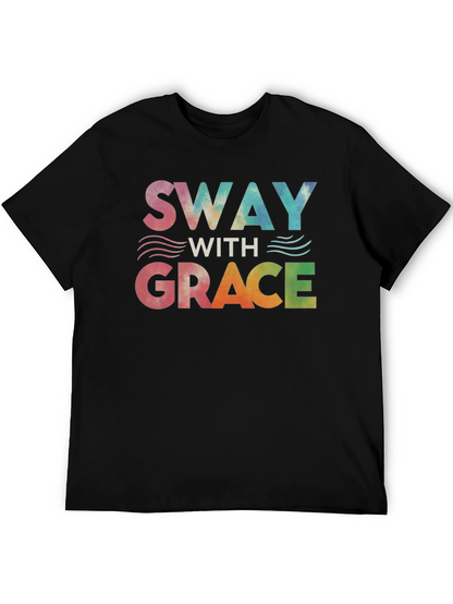 Camiseta Negra Sway With Grace Tie Dye