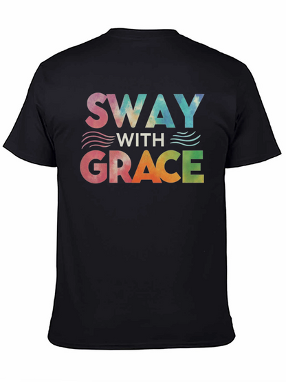 Camiseta Negra Sway With Grace Tie Dye