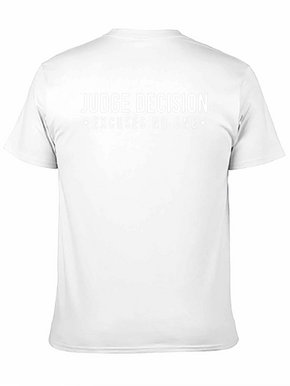 Camiseta Negra: Decisión Judicial Sin Excusas