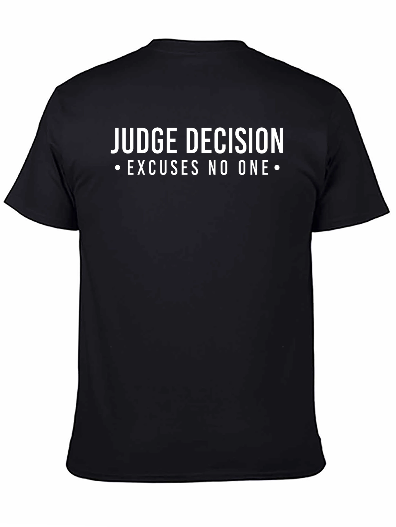 Camiseta Negra: Decisión Judicial Sin Excusas