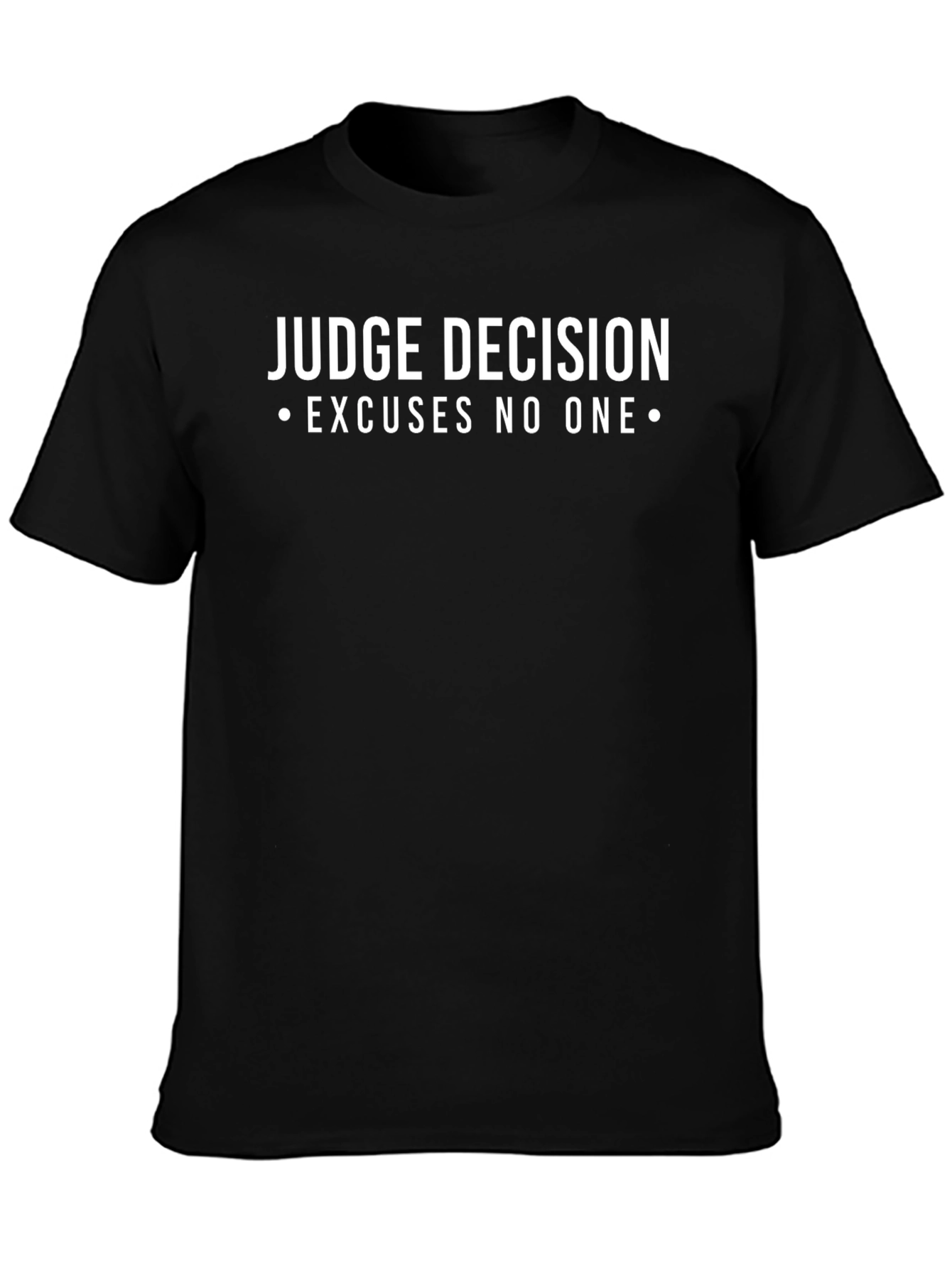 Camiseta Negra: Decisión Judicial Sin Excusas