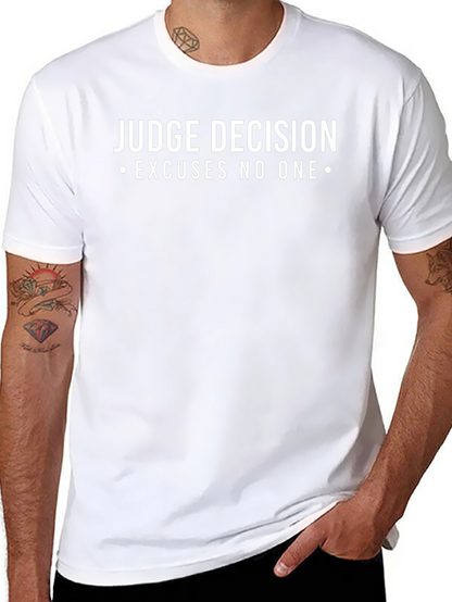 Camiseta Negra: Decisión Judicial Sin Excusas