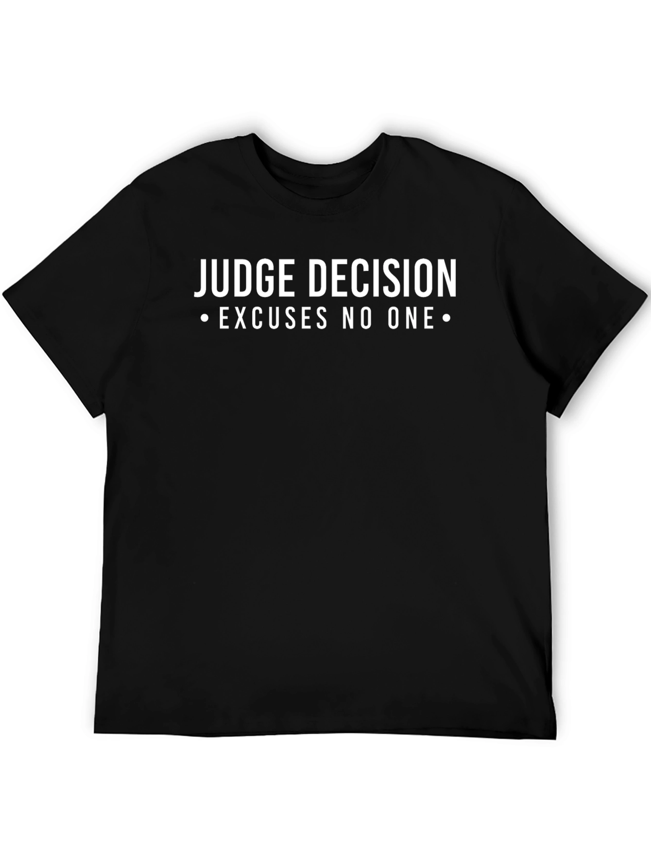 Camiseta Negra: Decisión Judicial Sin Excusas