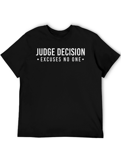 Camiseta Negra: Decisión Judicial Sin Excusas