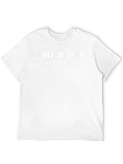 Camiseta Negra: Decisión Judicial Sin Excusas