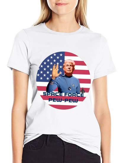 Camiseta Trump Space Force Pew-Pew