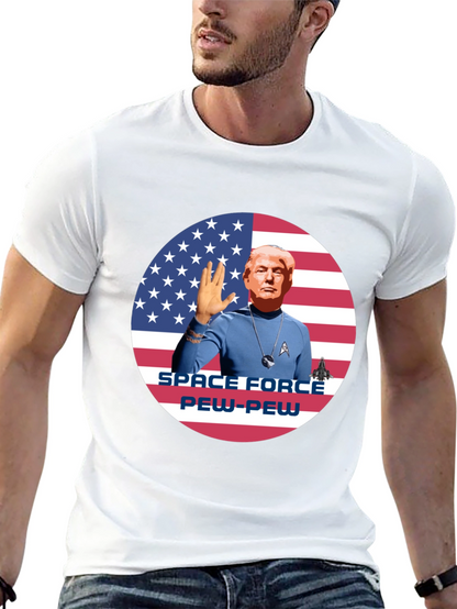 Camiseta Trump Space Force Pew-Pew