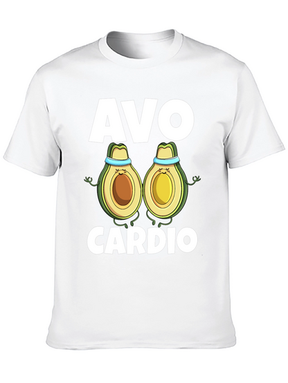 Camiseta Negra Avo Cardio para Ejercicio