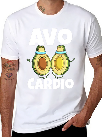 Camiseta Negra Avo Cardio para Ejercicio