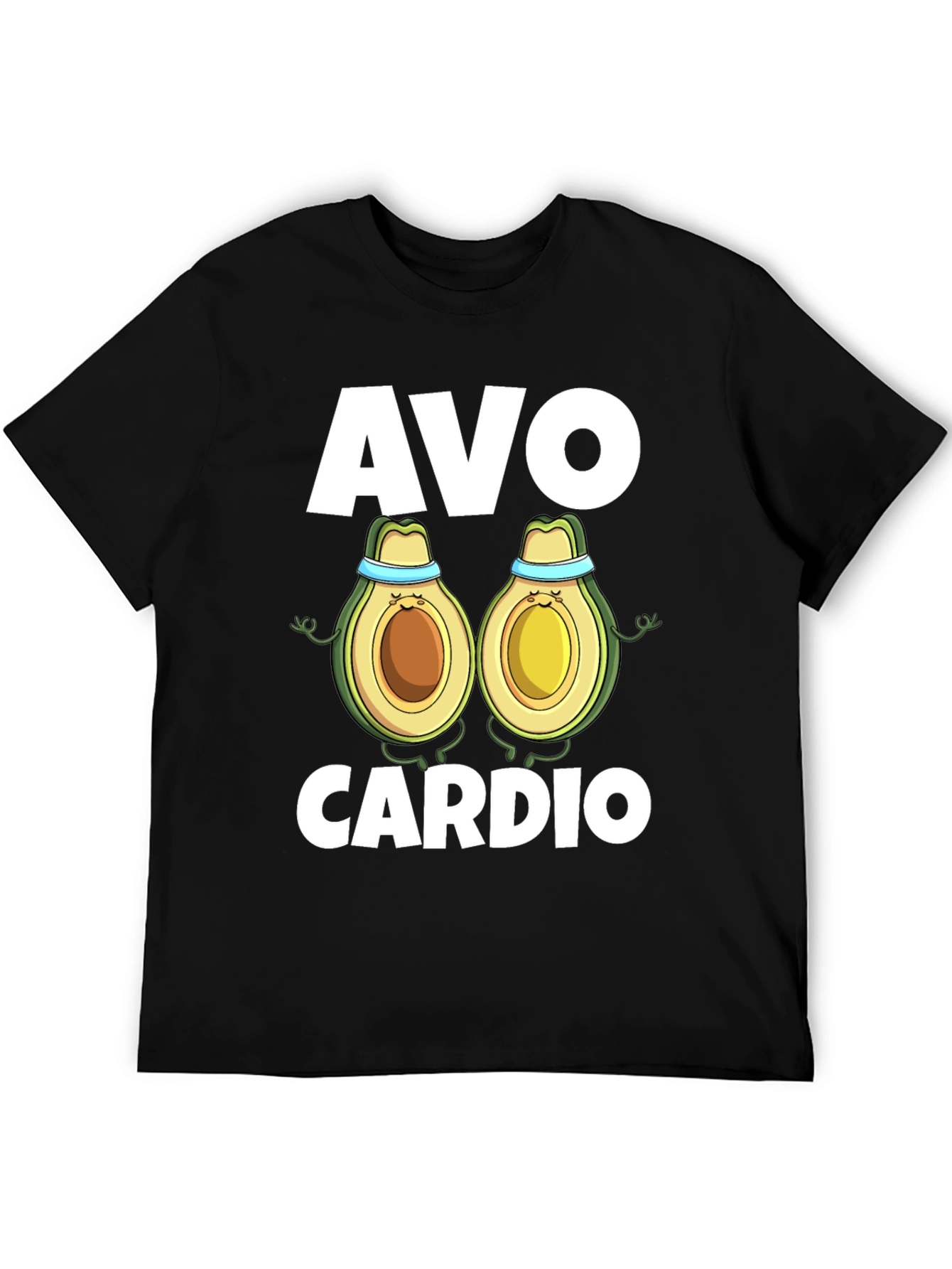Camiseta Negra Avo Cardio para Ejercicio