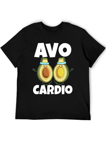 Camiseta Negra Avo Cardio para Ejercicio