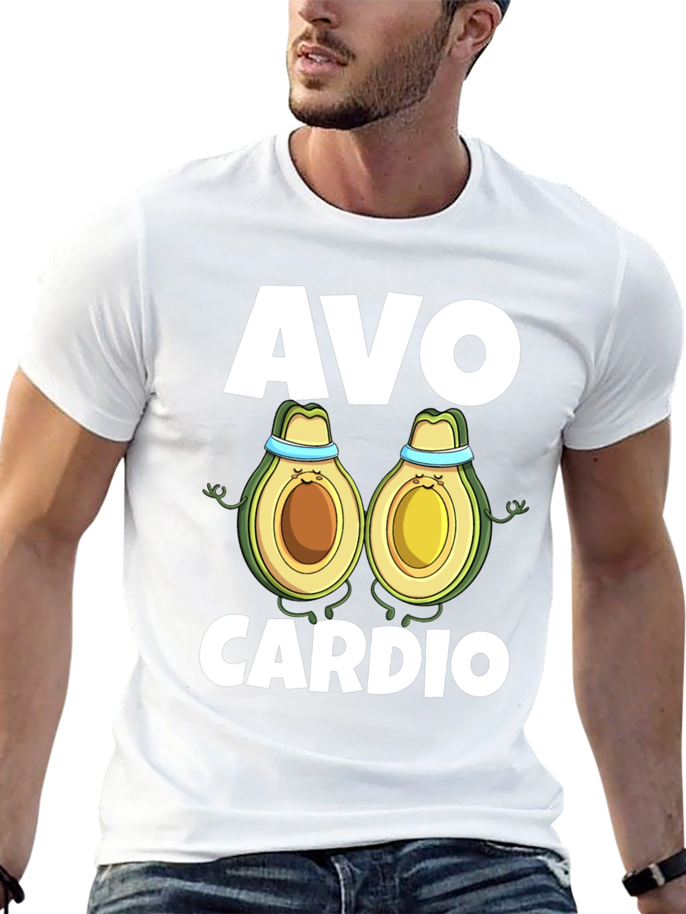 Camiseta Negra Avo Cardio para Ejercicio