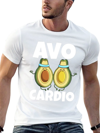 Camiseta Negra Avo Cardio para Ejercicio