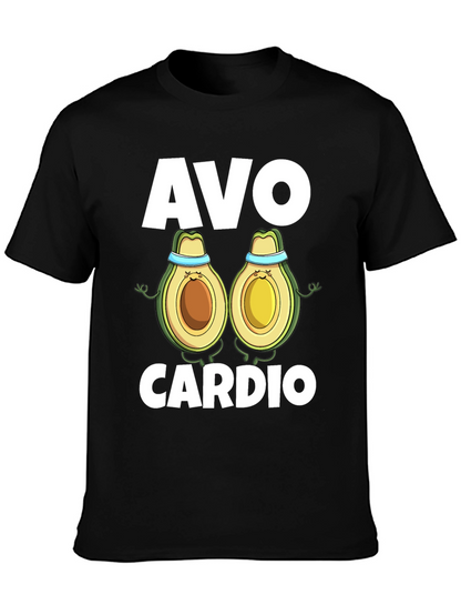 Camiseta Negra Avo Cardio para Ejercicio