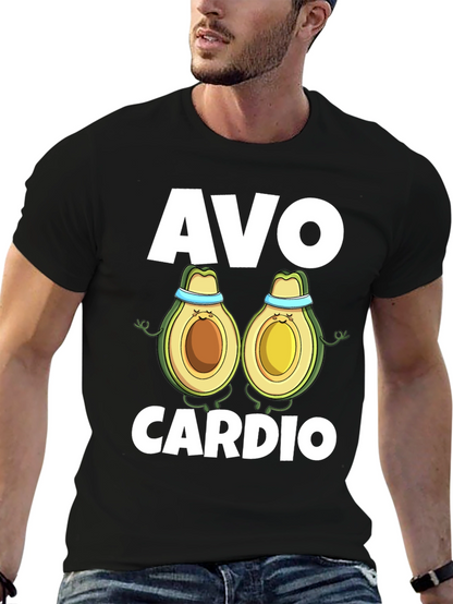 Camiseta Negra Avo Cardio para Ejercicio