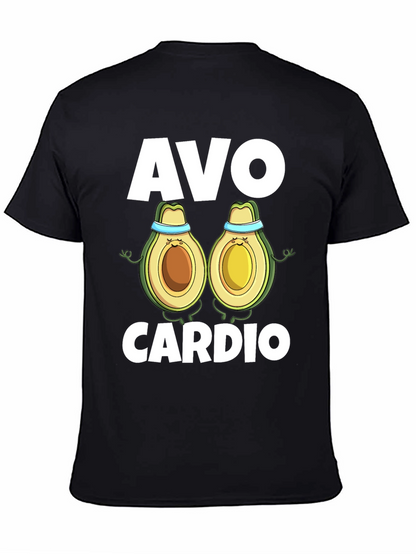 Camiseta Negra Avo Cardio para Ejercicio
