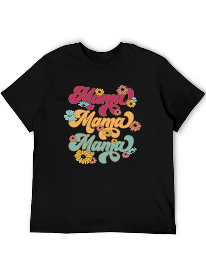 Camiseta Mama Retro Floral