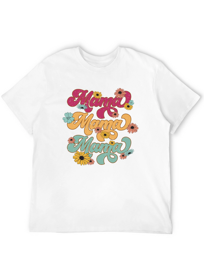 Camiseta Mama Retro Floral